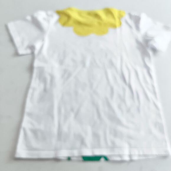 STELLA MCCARTNEY Girls White T-shirt For Girl With Colorful Flowers size 14 - Picture 5 of 5